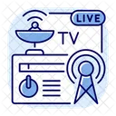 Broadcast Connection Communication Icon