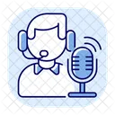 Broadcast Radio Podcast Icon