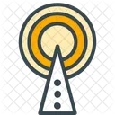 Broadcast Antenna Signal Icon