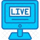 Broadcast Chat Live Icon