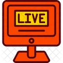 Broadcast Chat Live Icon