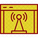 Broadcast Channel Online Icon