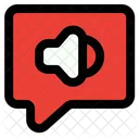 Broadcast Chat Chat Speaker Icon