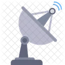 Satellite Dish Broadcast Icon