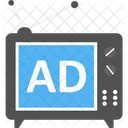 Broadcasting Television Ad Branding Icon