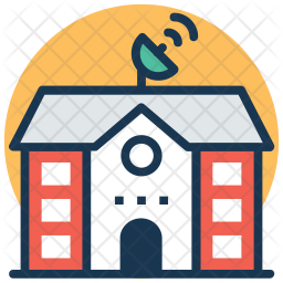 Broadcasting building Icon