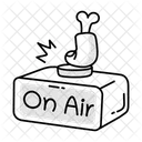 Podcast Doodle Communication Doodle Audio Recording Icon