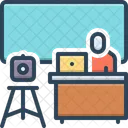 Broadcasting Transmission Circulation Icon