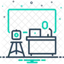 Broadcasting Transmission Circulation Icon