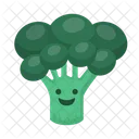 Greens Broccoli Organic Vegetarian Icon
