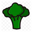 브로콜리 야채 건강식품 아이콘