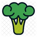Broccoli Vegetable Healthy Food Icon
