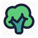 Broccoli Vegetable Organic Icon