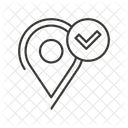 Epingle Navigation Localisation Icône