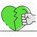 Broke Heart Injured Love And Romance Icon