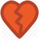 Broken Heart Breakup Icon