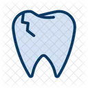 Broken Tooth Dentist Tooth Icon