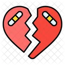 Broken Brackup Heart Broken Icon