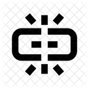 Broken Chain Connection Icon