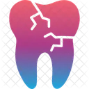 Broken Broken Tooth Dental Icon