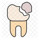 Broken Teeth Tooth Icon