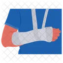 Broken arm brace  Icon