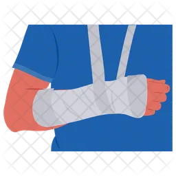 Broken arm brace  Icon