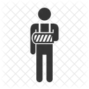 Broken Arm Accidental Injury Cure Icon