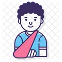 Broken Arm Injured Hand Arm Icon