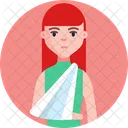 Broken Arm Bandage Plaster アイコン