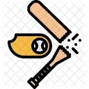 Broken Baseball Bat  Icon