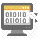Broken Binary Code  Icon