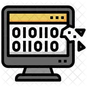 Broken Binary Code  Icon