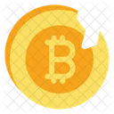 Broken Bitcoin Finance Coin Icon