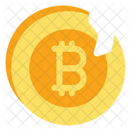 Broken bitcoin  Icon