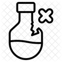 Broken Bottle Crime Scene Broken Icon