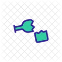 Environmental Pollution Contour Icon