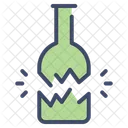 Broken Bottle Glass Icon