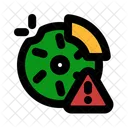 Broken Brake Disc Simple Icon