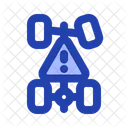 Broken car foot  Icon