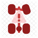 Broken car foot  Icon
