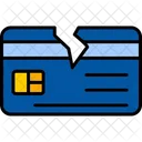 Broken Card Cancelled Credit Icon