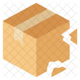 Broken Cardboard  Icon