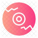 Broken Cd  Icon