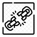 Broken Chain Freedom Breaking Icon