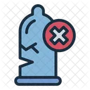 Broken condom  Icon