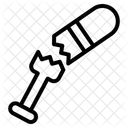 Broken Cricket Bat Cricket Bat Icon