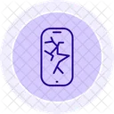 Broken Device Line Icon Icon