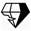 Broken diamond  Icon