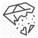 Broken diamond  Icon